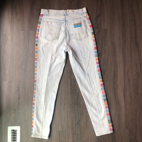 Vintage 90s Anti-Basic Daily Jeans Size 28x28 High Rise Alternative Cobain - Picture 3 of 11